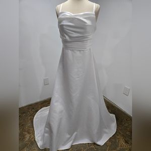 Shein white prom or wedding gown